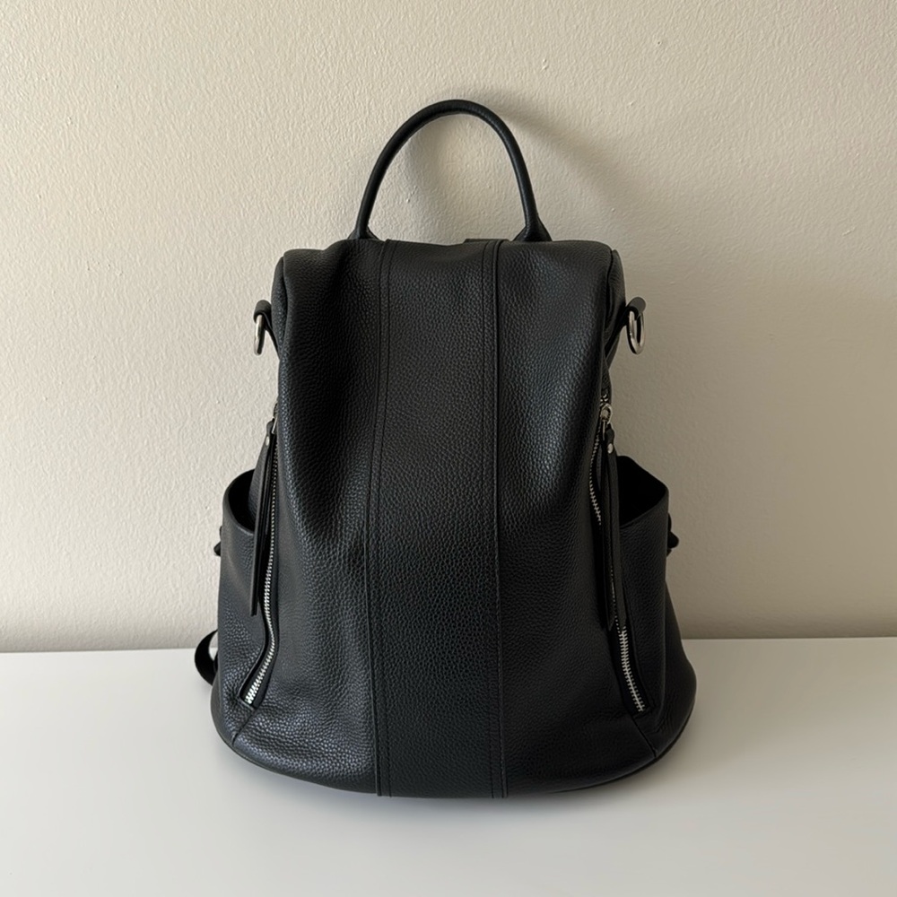 Black Backpack Purse